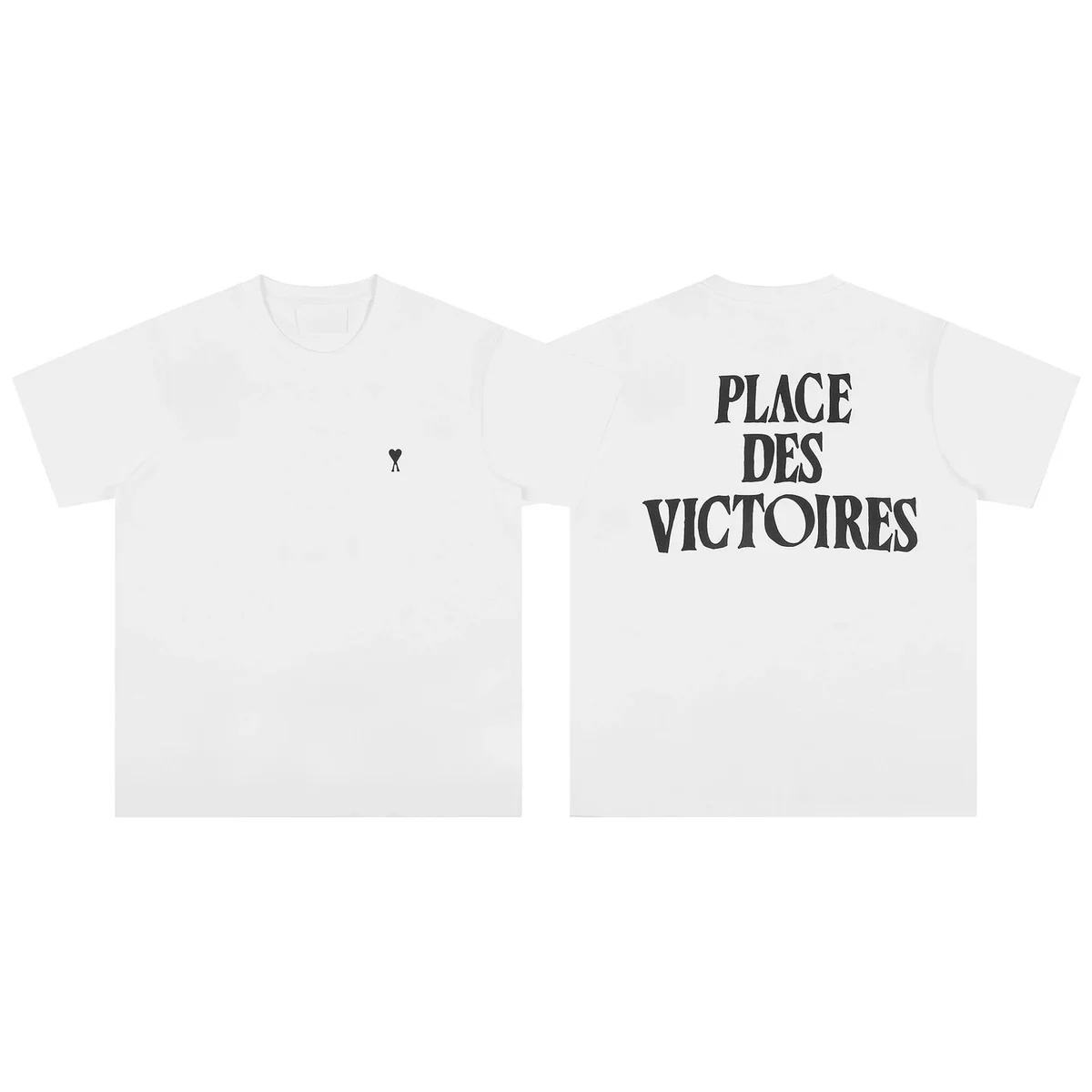 Ami Paris Ami Paris Place des Victoires White T-Shirt White - 1