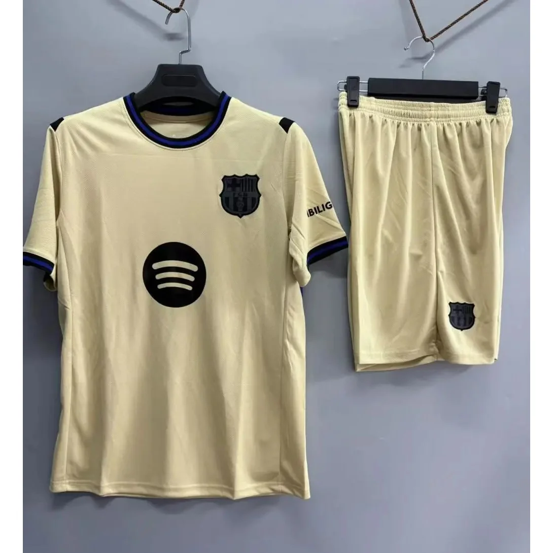 Nike Nike Air Force 1 Barcelona Away Yellow Soccer Jersey Set Yellow - 1