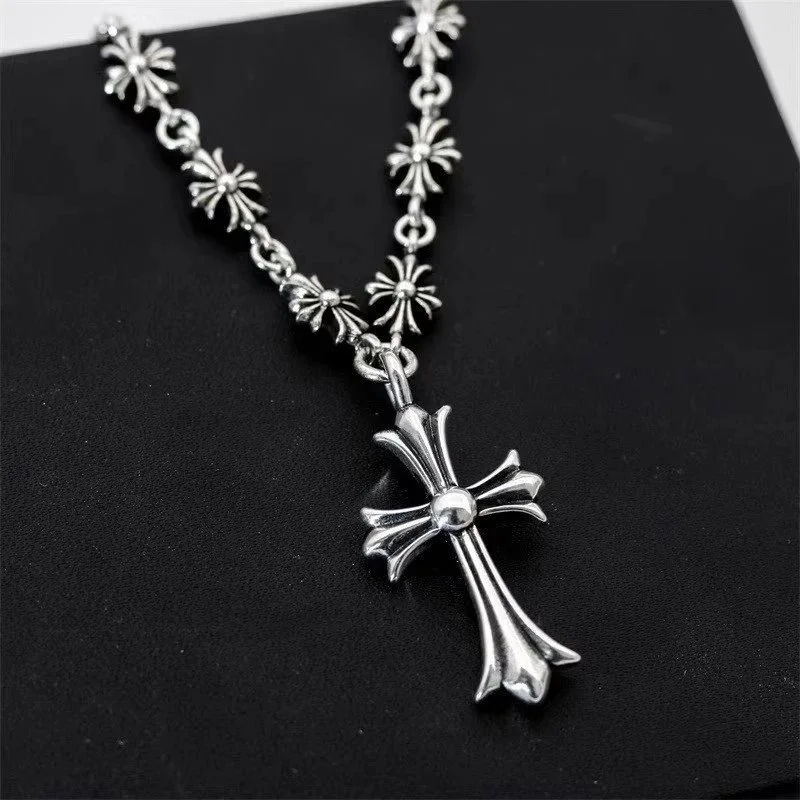 Chrome Hearts Chrome Hearts CH Cross Necklace Silver Jewelry Silver - 1