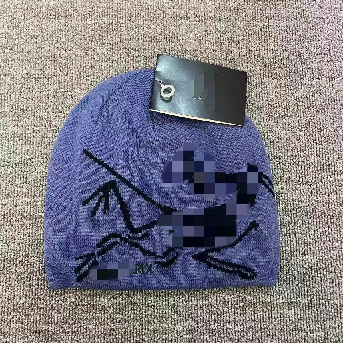 Other Beanie with Cartoon Character Design in Deep Blue Blue - 1