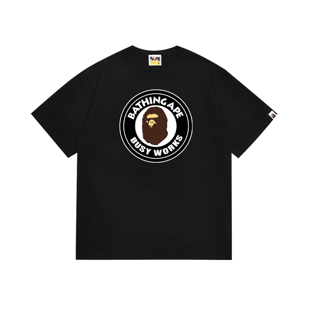 A Bathing Ape A Bathing Ape Busy Works Black T-Shirt Black - 1