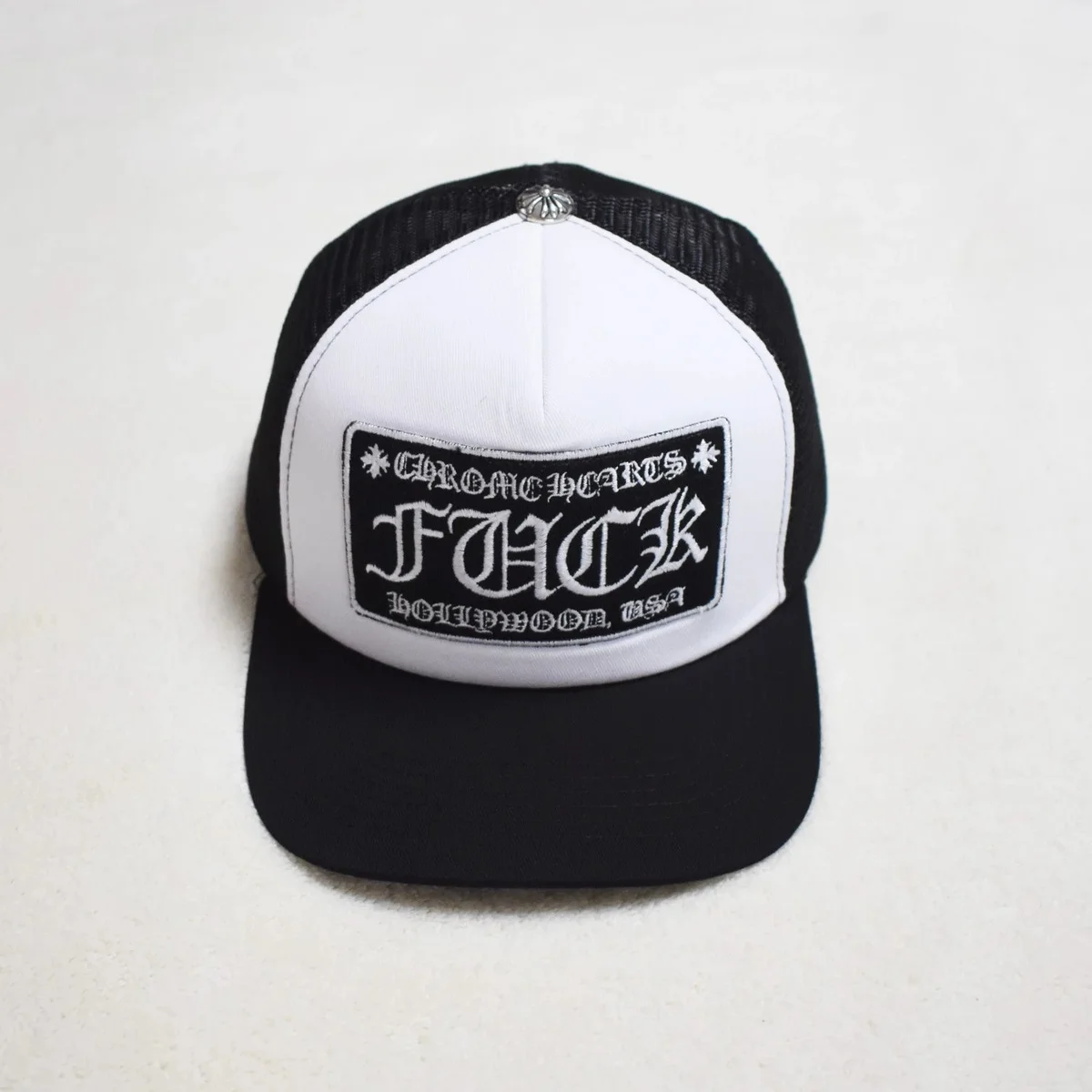 Chrome Hearts Chrome Hearts F*CK Trucker Cap Black/White Black - 1