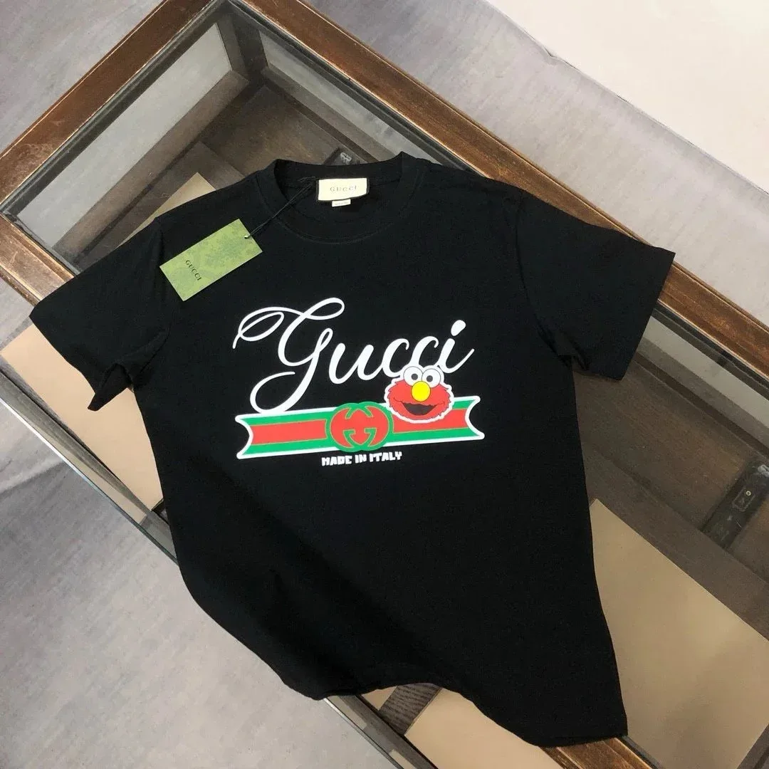 Gucci Gucci Elmo Collaboration Black T-Shirt Black - 1