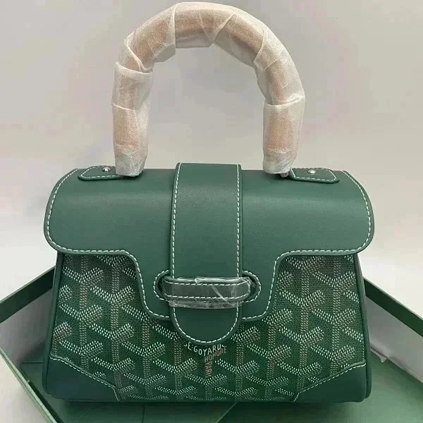 Goyard YARD Green Monogram Handbag
