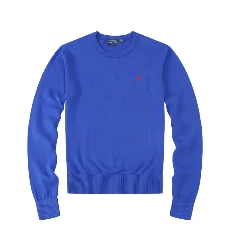 Polo Ralph Lauren Polo Ralph Lauren Royal Blue Cotton Sweater Blue - 1