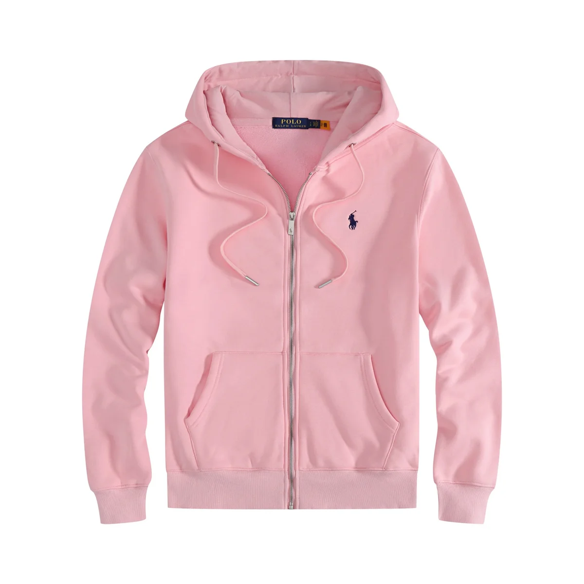Polo Ralph Lauren Polo Ralph Lauren Classic Logo Pink Zip-Up Hoodie Pink - 1