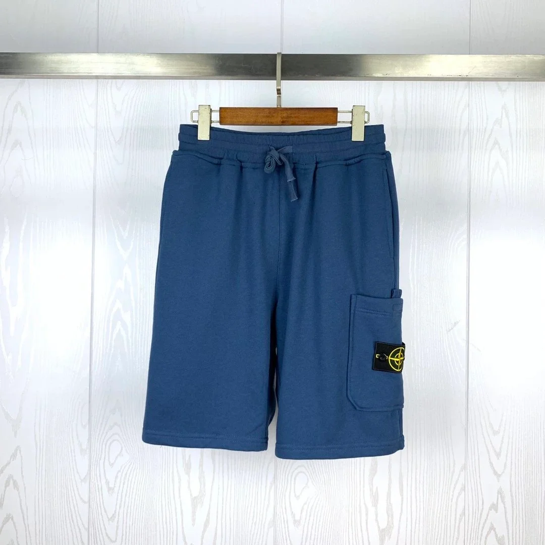 Stone Island Stone Island Blue Compass Sweat Shorts Blue