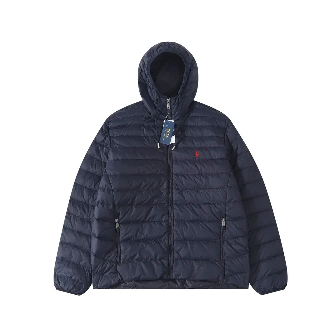 Polo Ralph Lauren Polo Ralph Lauren Navy Hooded Puffer Jacket Navy - 1
