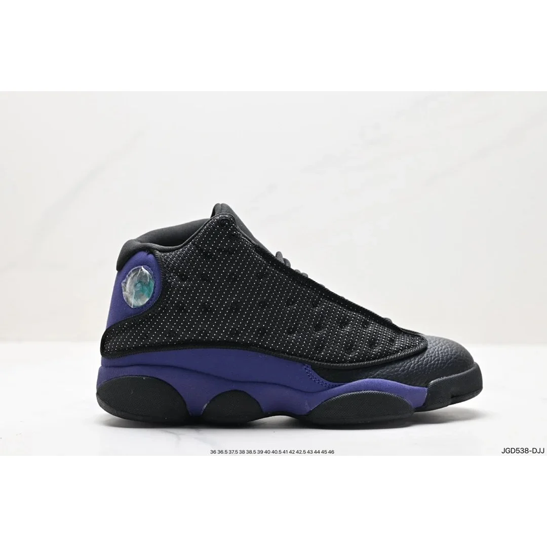 Jordan Jordan Air Jordan 13 Black/Purple Sneakers Black