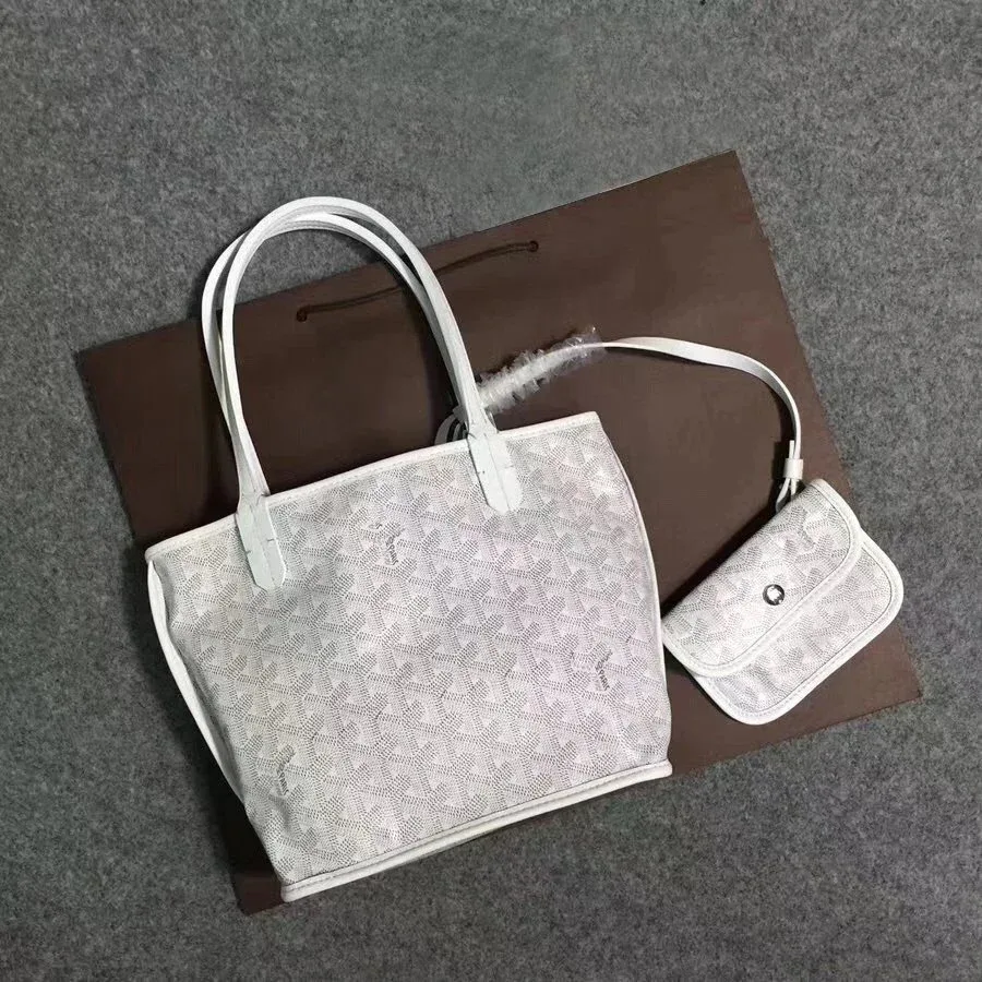 Goyard Goyard Saint Louis Tote White Bag White