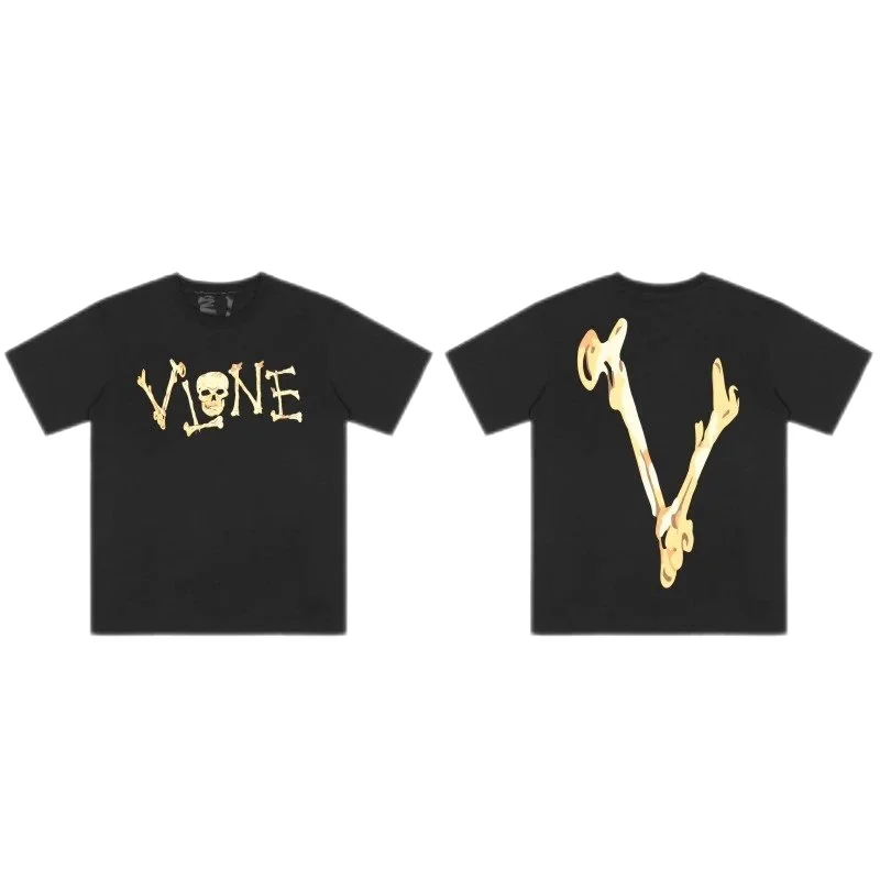 VLONE VLONE V Logo Black T-Shirt Black - 1