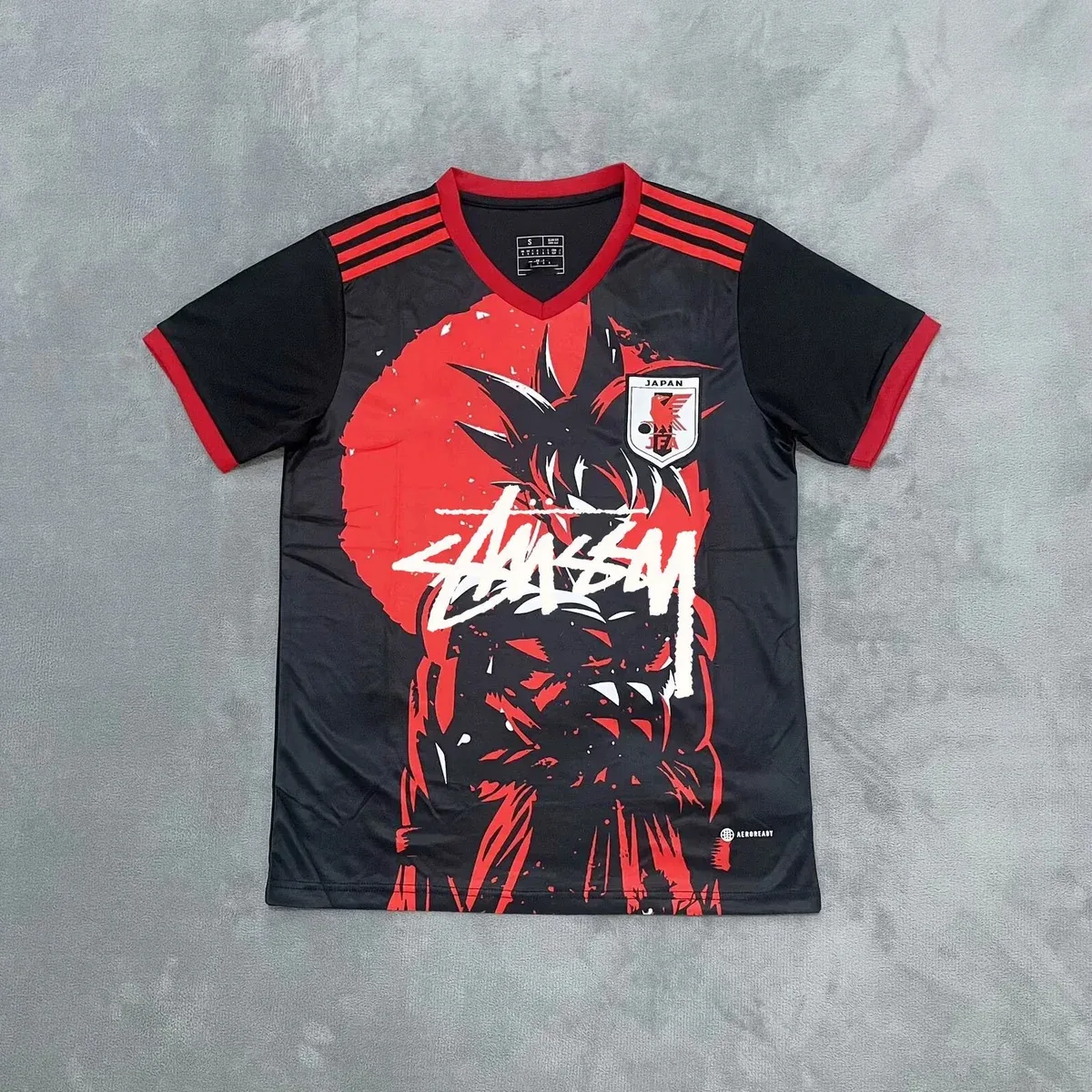 Stussy Stussy Japan Red Signature Jersey T-Shirt Black - 1