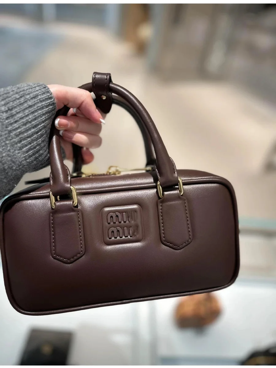 Miu Miu Miu Miu Re-Edition Chocolate Handbag Brown