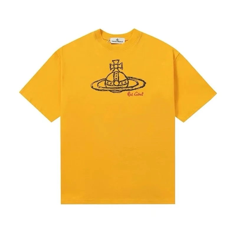 Vivienne Westwood Vivienne Westwood Red Label Yellow Orb T-Shirt Yellow - 1