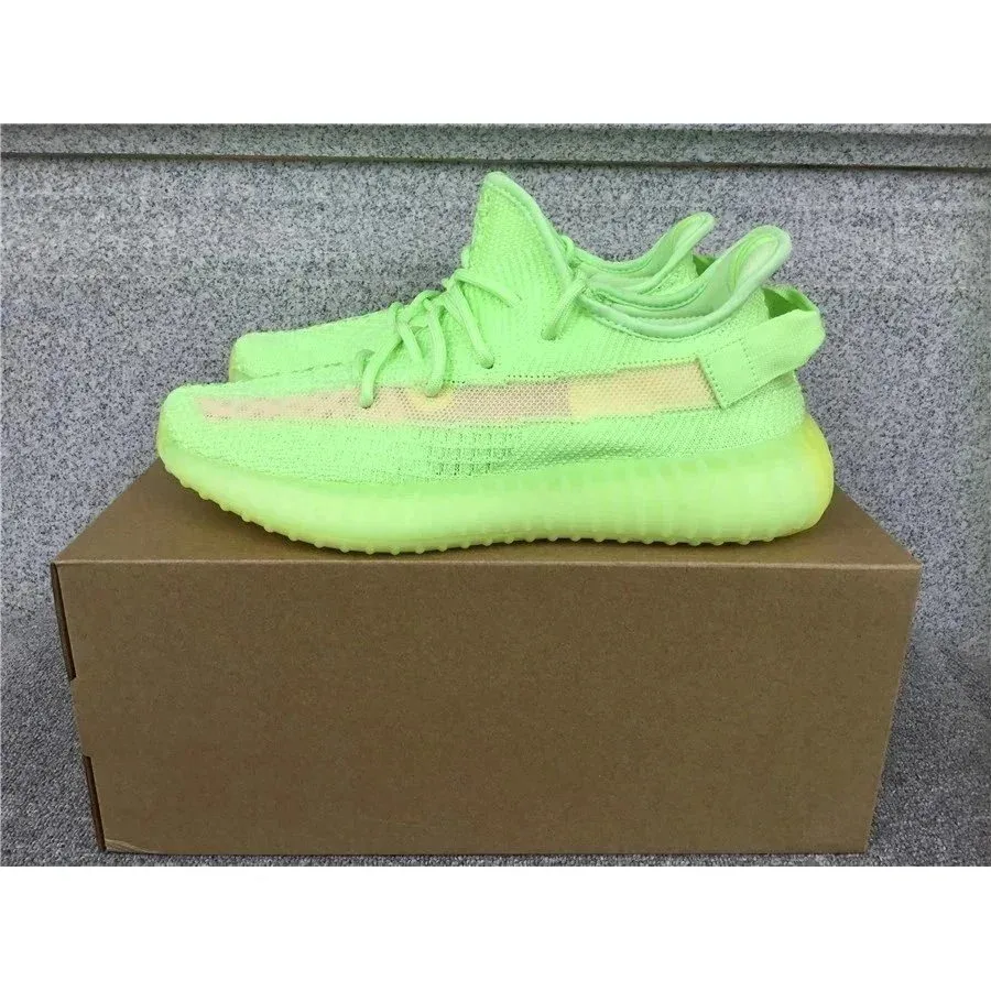 Adidas Adidas Yeezy 350 V2 Glow Green Sneakers Green - 1