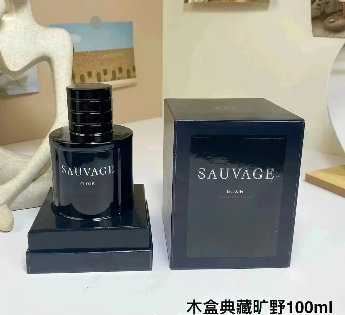 Dior Dior Sauvage Elixir Wood Box Limited 100ml Perfume Black