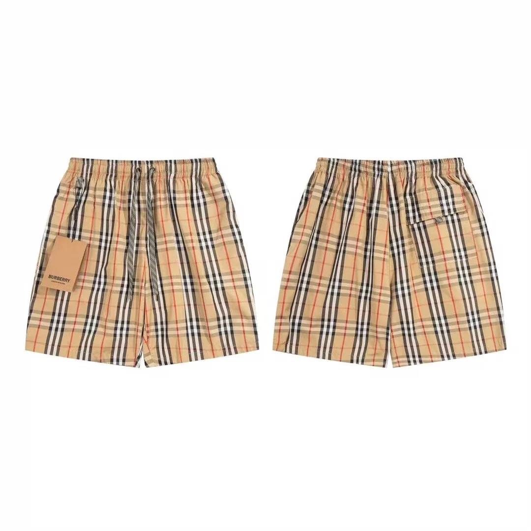 Burberry Burberry Vintage Check Beige Plaid Shorts Beige