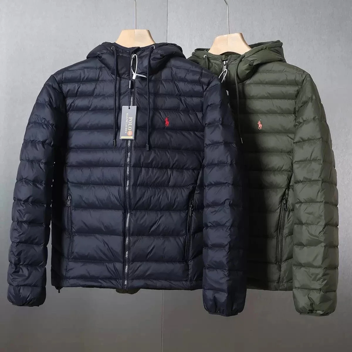 Polo Ralph Lauren Polo Ralph Lauren Hooded Puffer Jacket 07-Navy Navy - 1