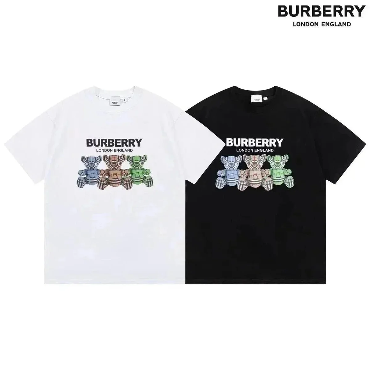 Burberry Burberry Bear Print T-Shirt White/Black White - 1