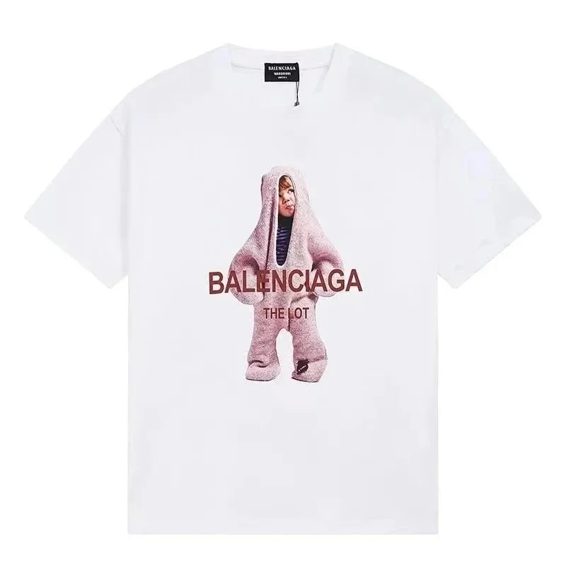 Balenciaga Balenciaga White Graphic T-Shirt White