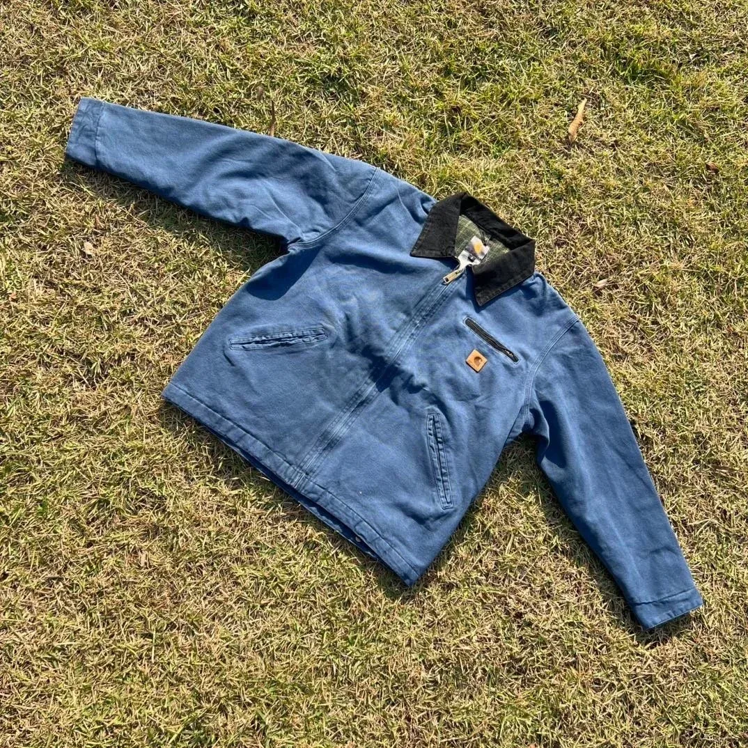 Carhartt Carhartt Detroit Jacket Gasoline Blue Outerwear Blue - 1