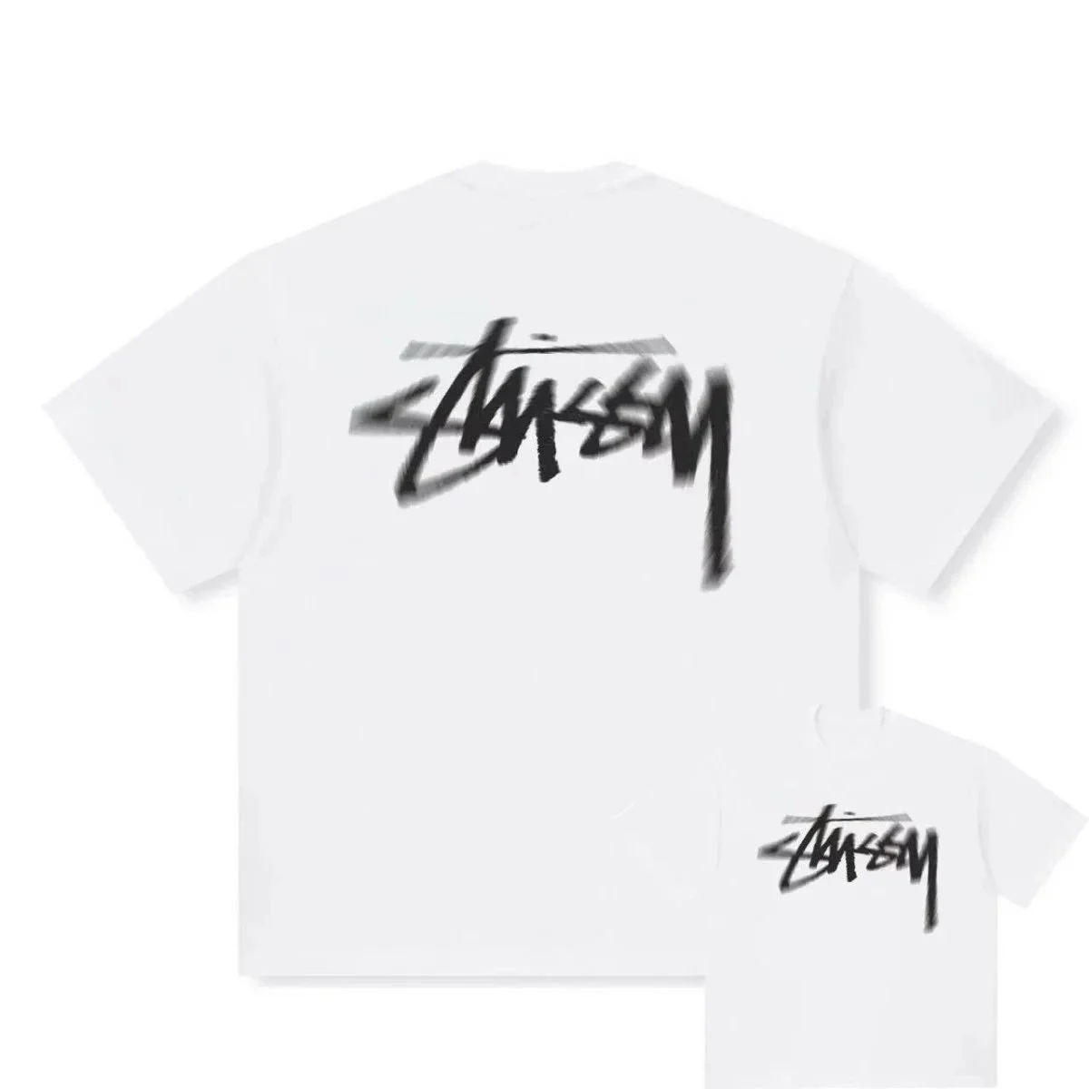 Stussy Stussy Basic Logo White T-Shirt White