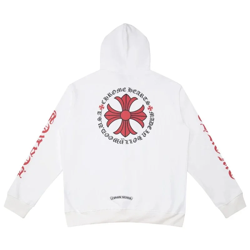 Chrome Hearts Chrome Hearts CH Cross White Hoodie White