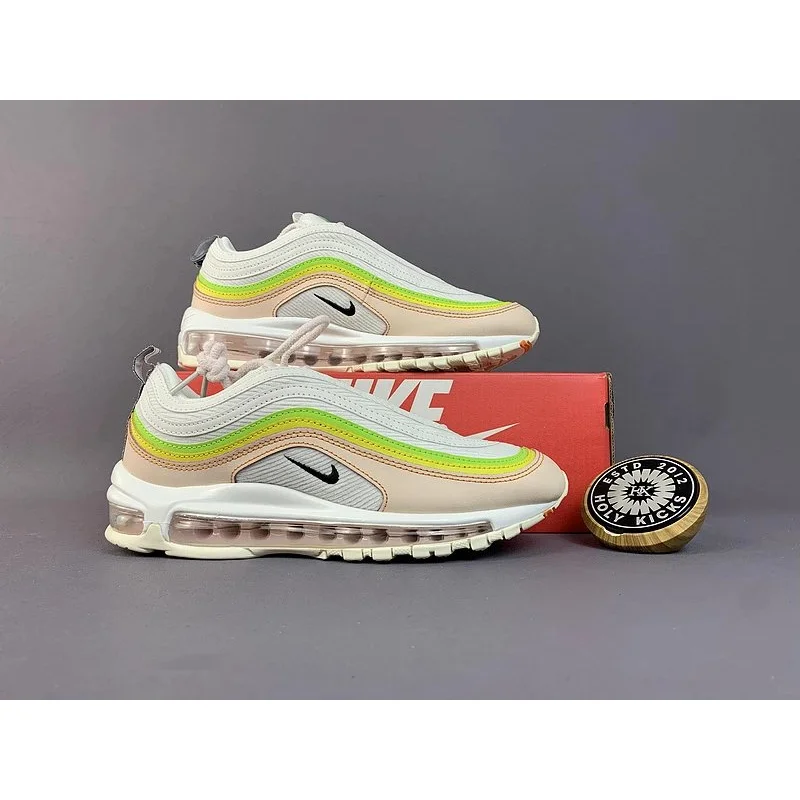 Nike Nike Air Max 97 Beige/Neon Green Sneakers Beige