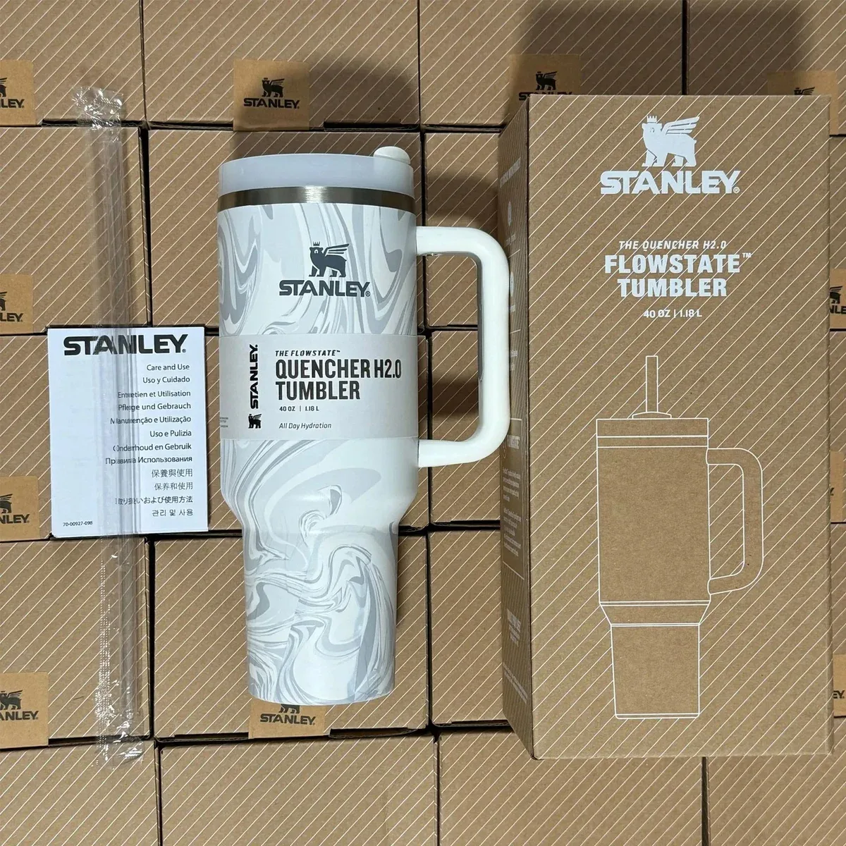 Stanley Stanley Quencher H2.0 Flowstate Fluid Grey Tumbler Grey - 1