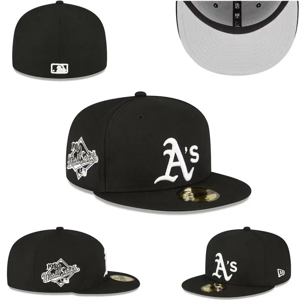 New Era New Era 59FIFTY Oakland Athletics Black Cap Black