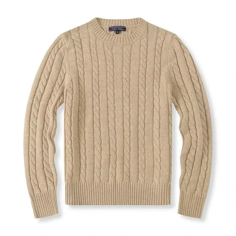Polo Ralph Lauren Polo Ralph Lauren Men's Beige Cable Knit Sweater Beige - 1