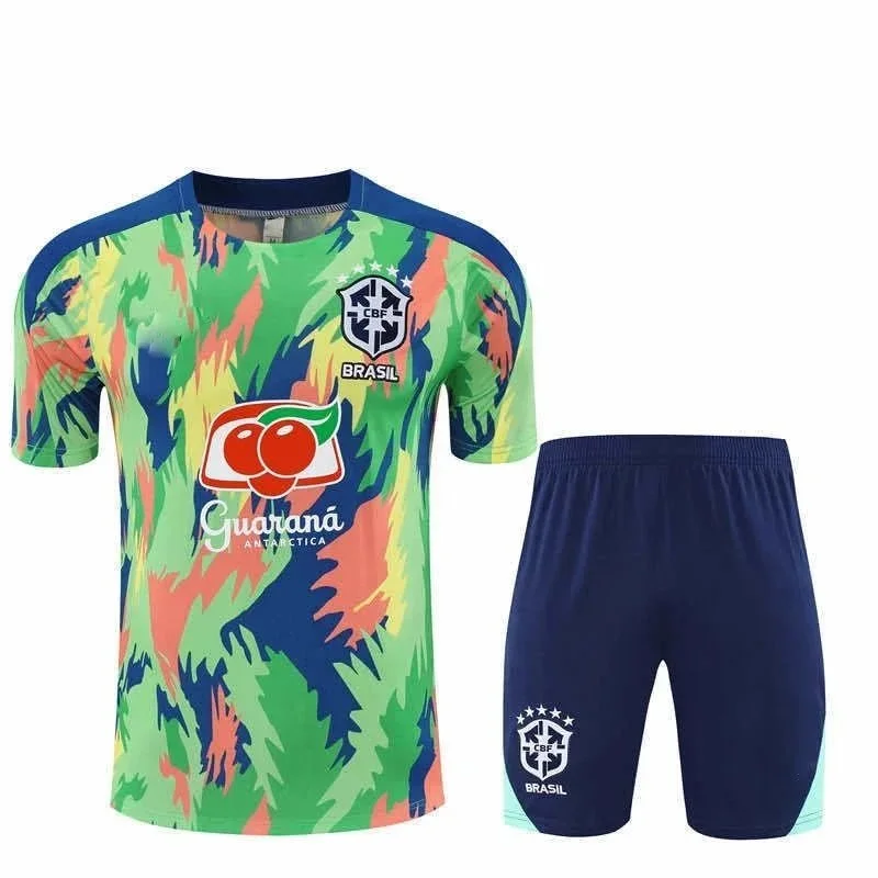 Adidas Adidas Brazil Classic Football Jersey & Shorts Set Multicolor Multicolor - 1