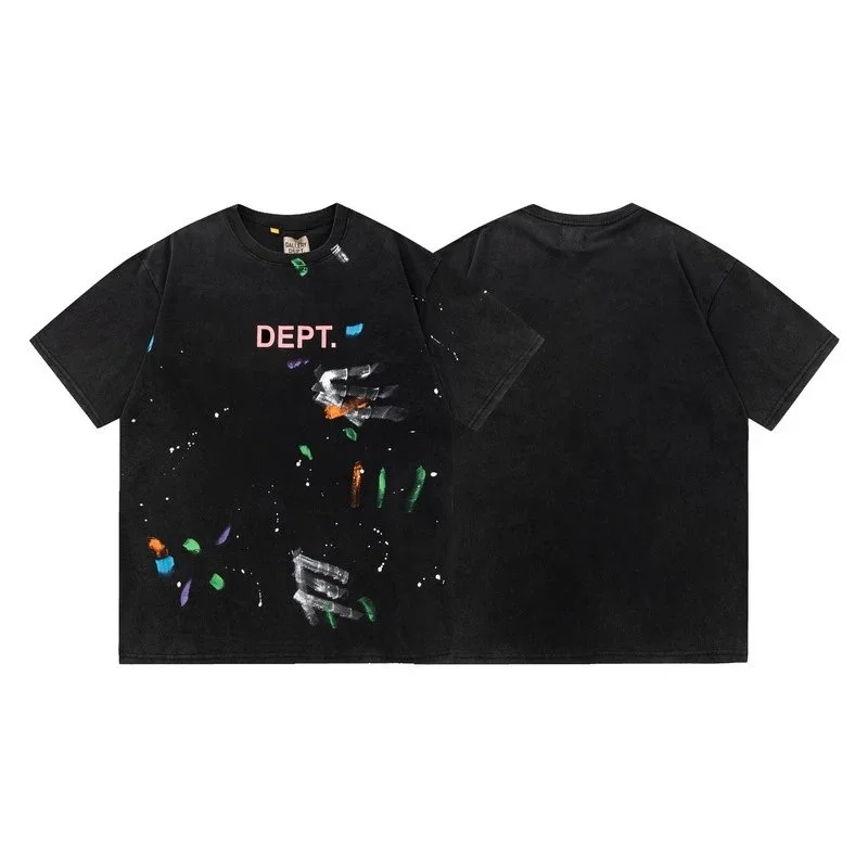 Gallery Dept. Gallery Dept. DEPT. Painted Black T-Shirt Black - 1