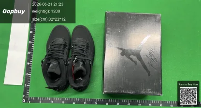 Nike Air Jordan 4 Levis Denim AO2571-401 Sneakers QC set 3 thumbnail from StreetStyle