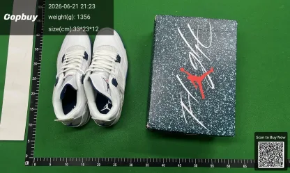 Nike Air Jordan 4 Levis Denim AO2571-401 Sneakers QC set 6 thumbnail from StreetStyle