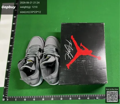 Nike Air Jordan 4 Levis Denim AO2571-401 Sneakers QC set 7 thumbnail from StreetStyle