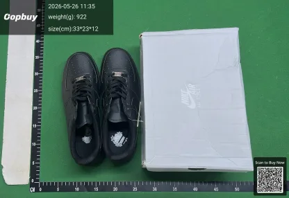 Nike Air Force 1 White Orange Sneakers QC set 9 thumbnail from StreetStyle