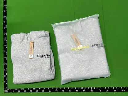Fear of God Essentials FOG-22 Grey Hoodie QC set 10 thumbnail from StreetStyle