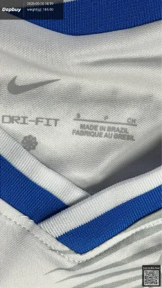 Adidas Classic Football Brazil Jersey Blue QC set 8 thumbnail from StreetStyle