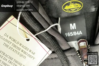 Corteiz CRTZ Black Track Pants QC set 6 thumbnail from StreetStyle